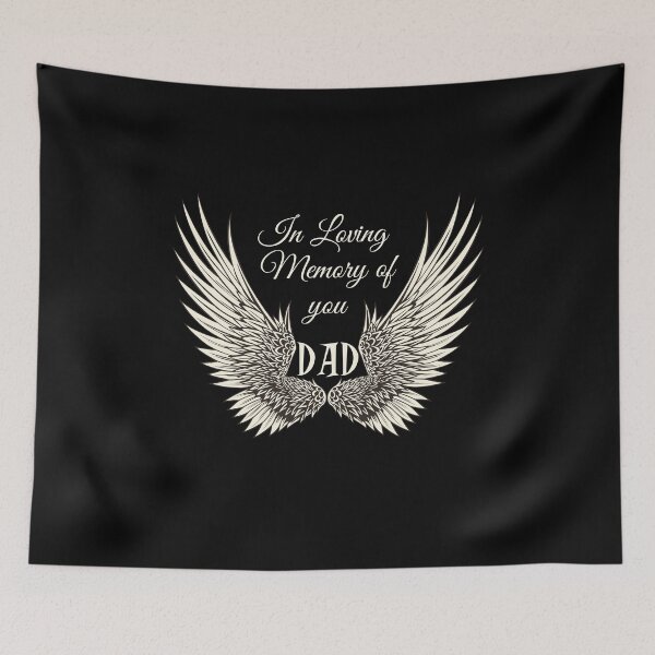 Item preview, In Loving Memory of Dad Angel Wings designed and sold by JandS-In-Memory.
