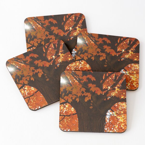 Item preview, ​Autumn Orange Acer Maple Tree designed and sold by Nalinne Jones.