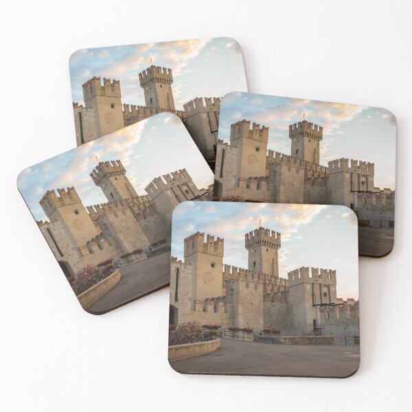 Item preview, Sirmione, Italy - castle on Garda lake. Scenic mediaeval building on the water designed and sold by Paolo Modena Photography    -   Fine Italian Art.