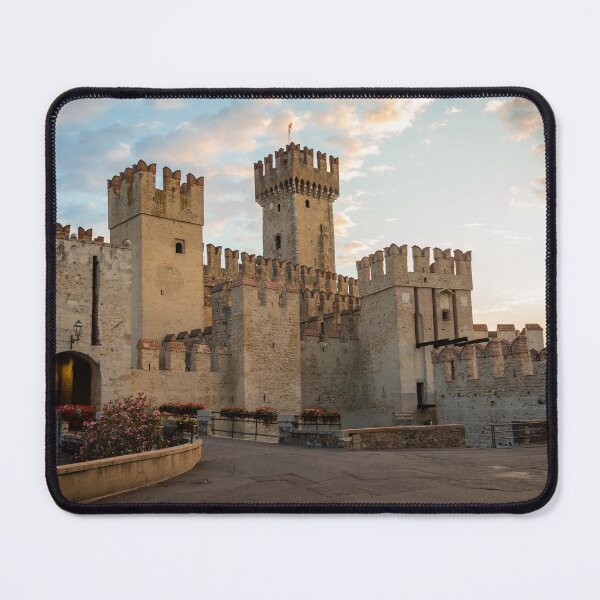 Item preview, Sirmione, Italy - castle on Garda lake. Scenic mediaeval building on the water designed and sold by Paolo Modena Photography - Fine Italian Art.