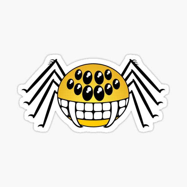 Item preview, Not So Itsy-bitsy Spider Smiley designed and sold by RawSunArt.
