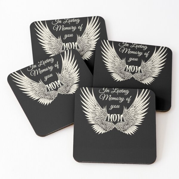 Item preview, In Loving Memory of Mom Angel Wings designed and sold by JandS-In-Memory.