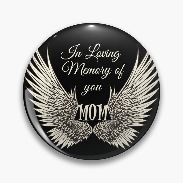 Item preview, In Loving Memory of Mom Angel Wings designed and sold by JandS-In-Memory.