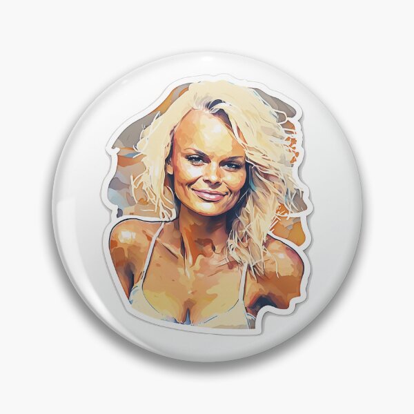 Item preview, Pamela Anderson watercolor designed and sold by thearttist.