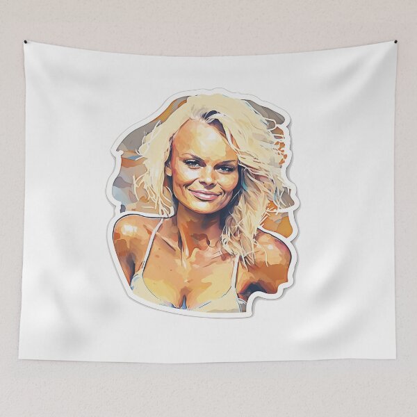 Item preview, Pamela Anderson watercolor designed and sold by thearttist.