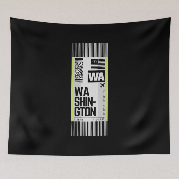 Item preview, WASHINGTON WA - Traveler Tag US Home State of Washington designed and sold by LeddsoDello.