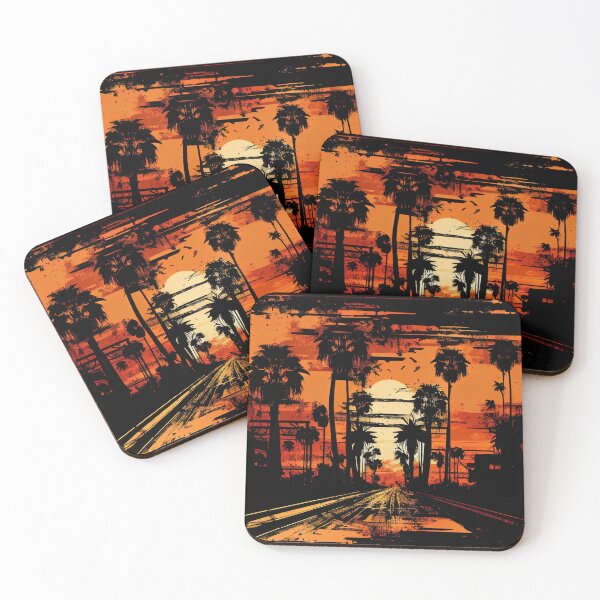 Item preview, Sunset Boulevard in grunge-style designed and sold by SamJanner.