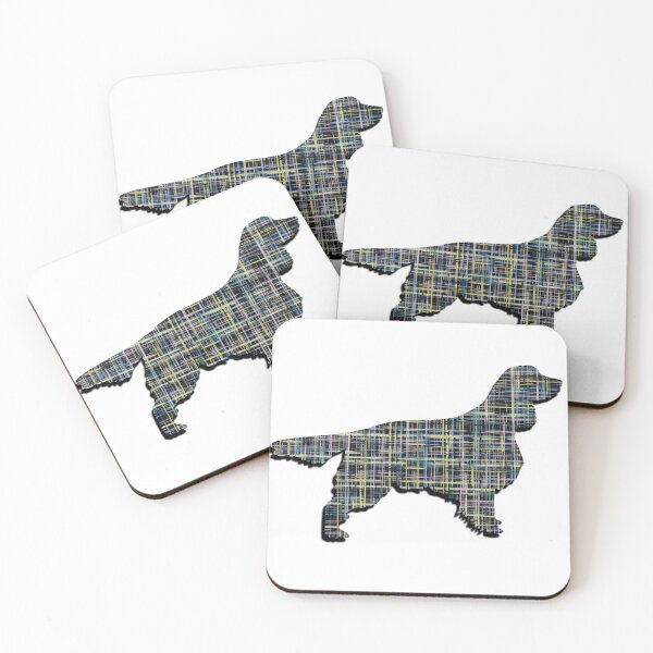 Item preview, I Love My Springer Spaniel Grid Dog Silhouette  designed and sold by AMSonArt.