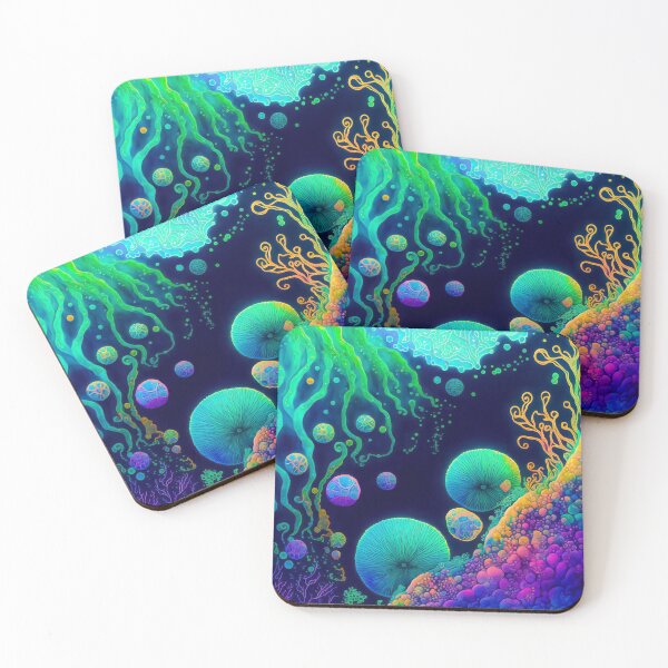 Item preview, Fantasy Underwater Ocean Sea Garden Meditation Fairy Tale designed and sold by goldufeenstaub.