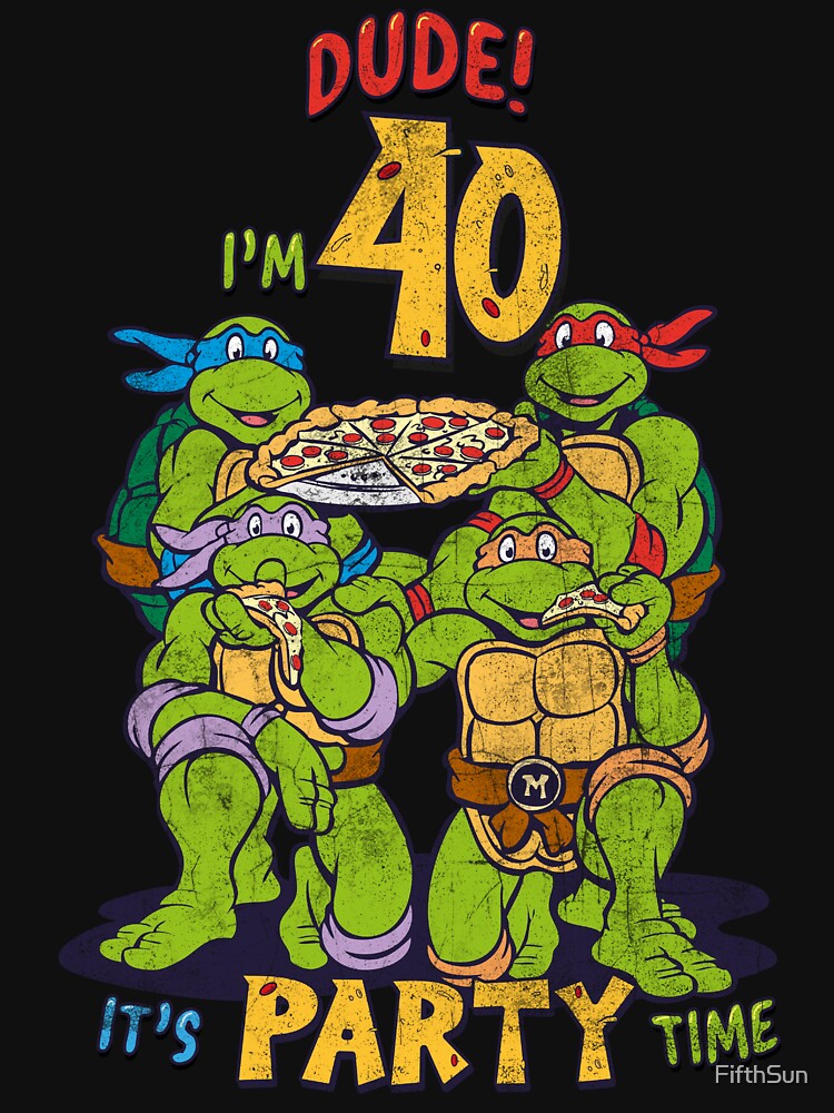 Teenage Mutant Ninja Turtles 40th Birthday Pizza Party