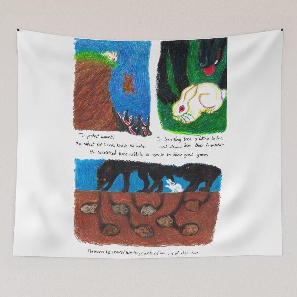 Item preview, Rabbits comic (part 1) designed and sold by InkTheCrow.