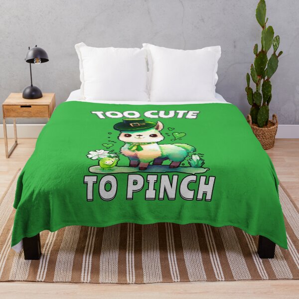 Item preview, Too Cute To Pinch Cute Llama Saint Patrick's Day 2023 designed and sold by Trinket-Trickster.