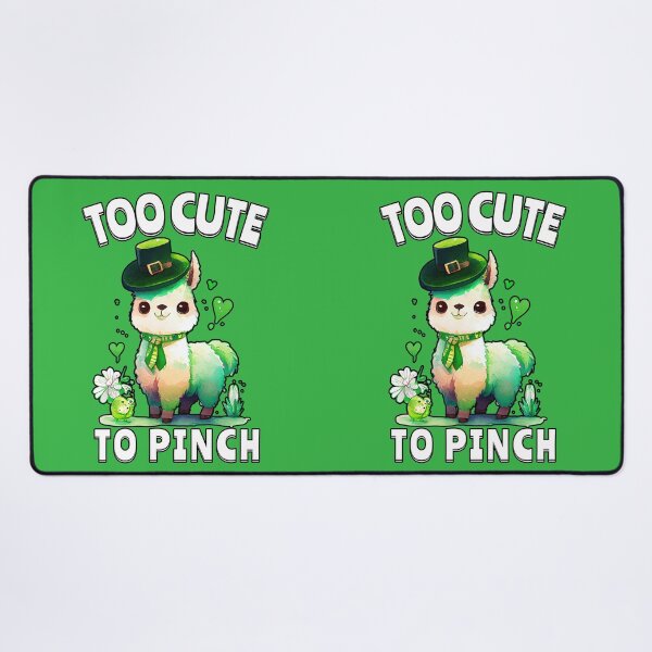 Item preview, Too Cute To Pinch Cute Llama Saint Patrick's Day 2023 designed and sold by Trinket-Trickster.