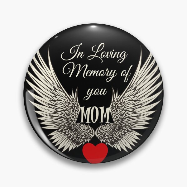 Item preview, Loving Memory of Mom Angel Wings designed and sold by JandS-In-Memory.