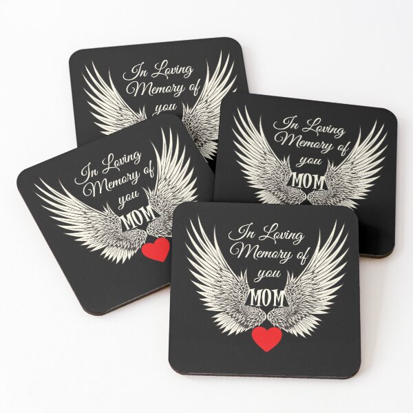 Item preview, Loving Memory of Mom Angel Wings designed and sold by JandS-In-Memory.