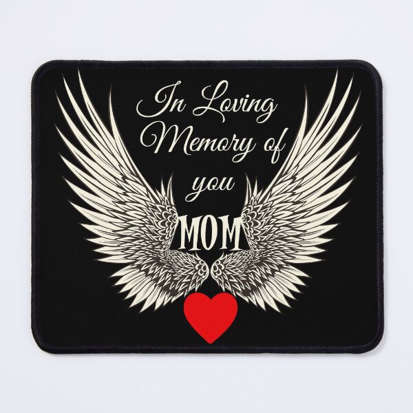 Item preview, Loving Memory of Mom Angel Wings designed and sold by JandS-In-Memory.