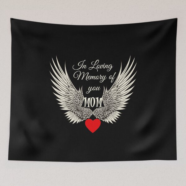 Item preview, Loving Memory of Mom Angel Wings designed and sold by JandS-In-Memory.