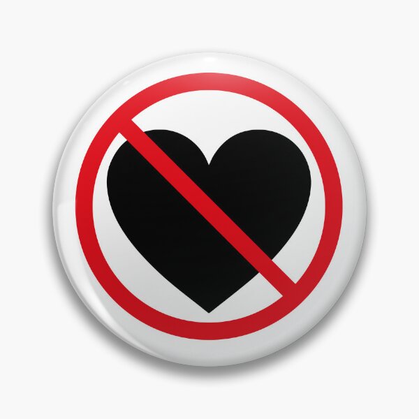 Item preview, No Love Sticker designed and sold by MoviesStoreDz.