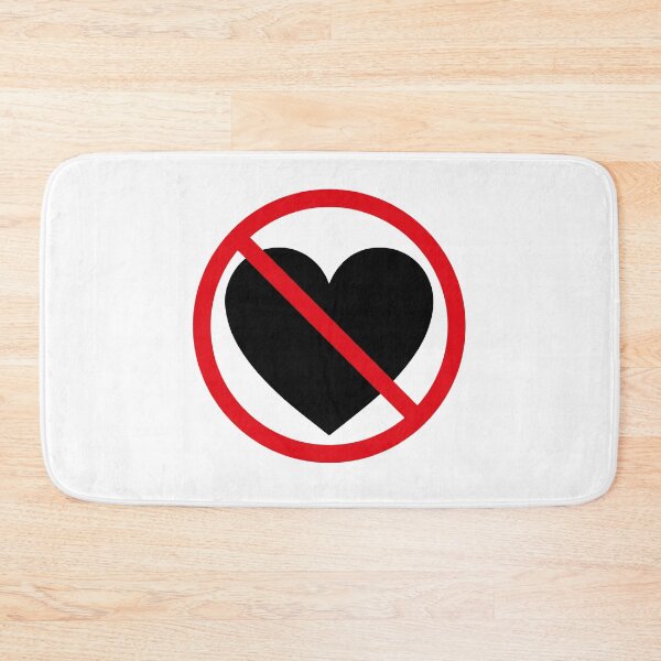 Item preview, No Love Sticker designed and sold by MoviesStoreDz.