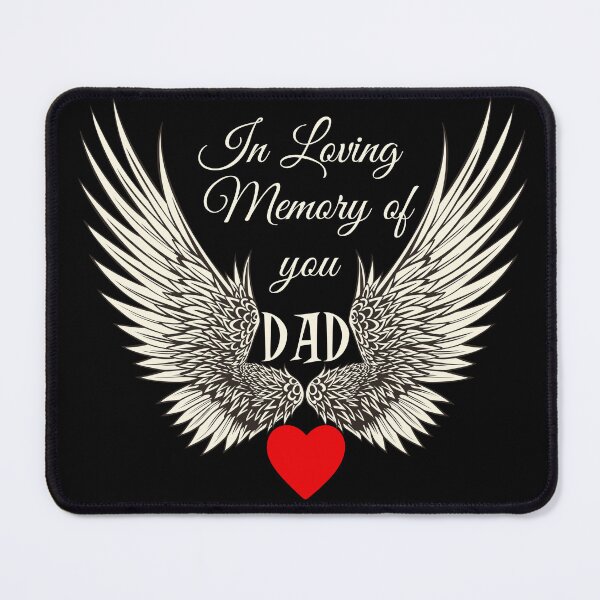 Item preview, Loving Memory of Dad Angel Wings designed and sold by JandS-In-Memory.