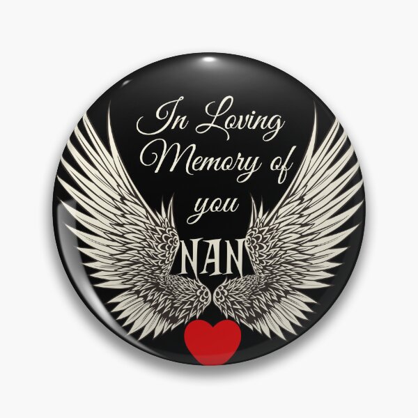 Item preview, Loving Memory of Nan Angel Wings designed and sold by JandS-In-Memory.