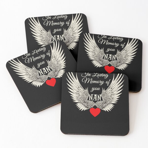 Item preview, Loving Memory of Nan Angel Wings designed and sold by JandS-In-Memory.