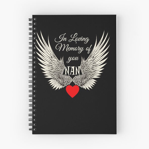 Item preview, Loving Memory of Nan Angel Wings designed and sold by JandS-In-Memory.