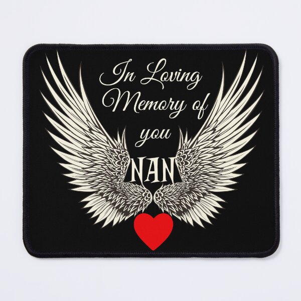 Item preview, Loving Memory of Nan Angel Wings designed and sold by JandS-In-Memory.