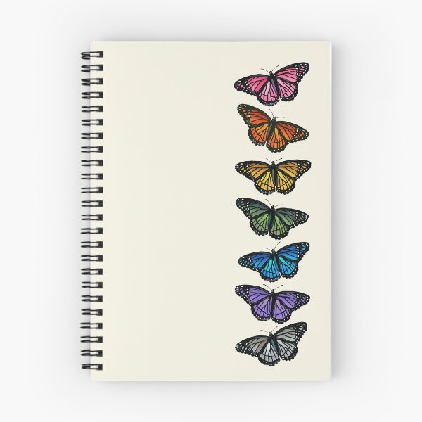 Item preview, Rainbow Monarch Butterflies  designed and sold by Daisy Ring Art.