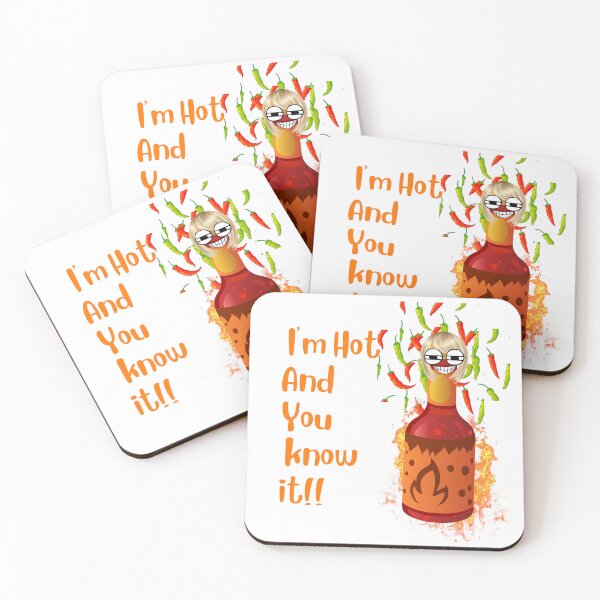Item preview, Spicy Hot Sauce "I'm Hot!" designed and sold by Kate Juergens.