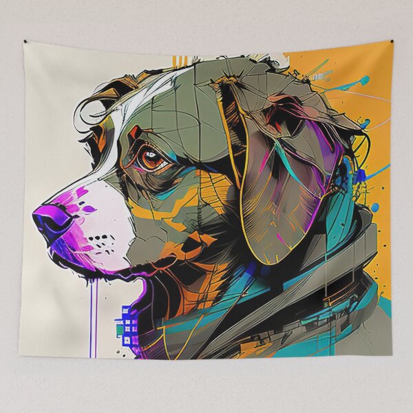 Item preview, Cyber Canine: A Futuristic Portrait of Man's Best Friend designed and sold by DavesDogShop.