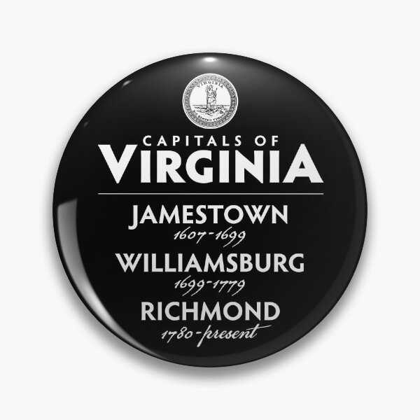 Item preview, Capitals of Virginia BW designed and sold by twHistory.