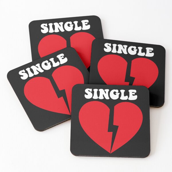 Item preview, Valentine's Day Single Boy Girl Funny Heart No Love designed and sold by MoviesStoreDz.