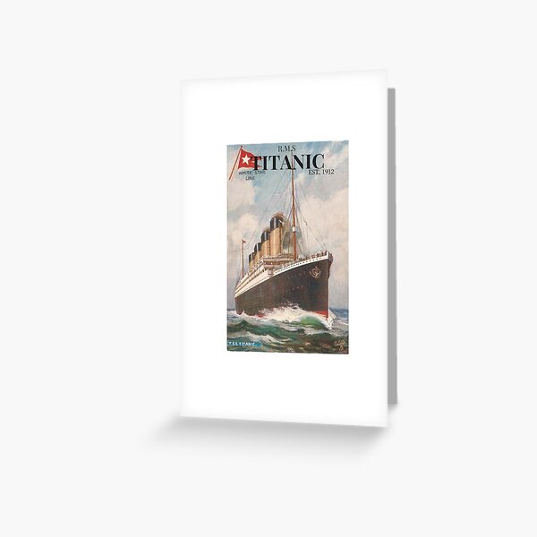 Vintage Titanic Greeting Card