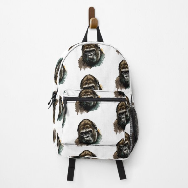 Item preview, Gorilla Head Watercolor Art Mountain Gorilla designed and sold by Brockinator.