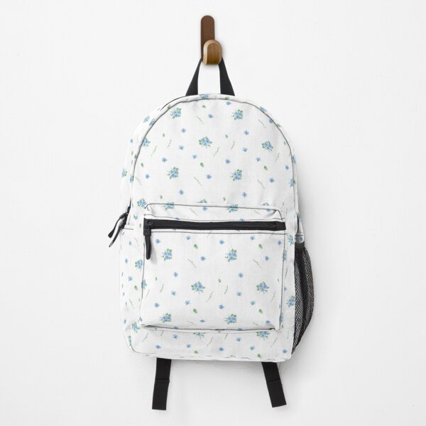 Vista previa del artículo con la obra «Coqueta Tiny Blue flores», diseñado y vendido por GlowinUp Shop.