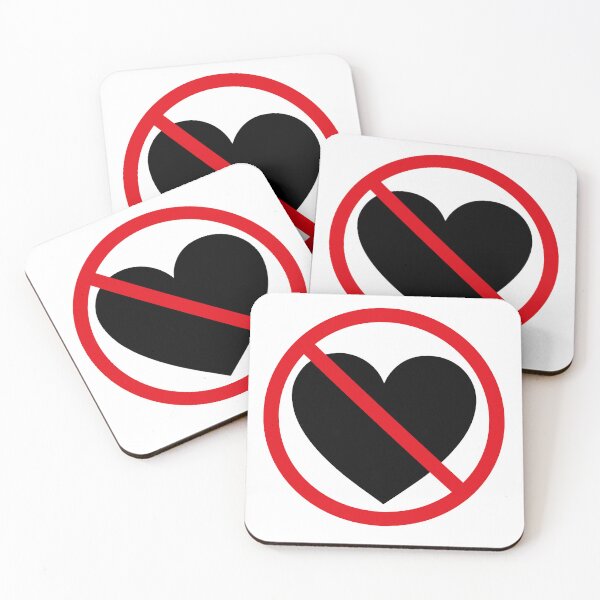 Item preview, No Love Sticker designed and sold by MoviesStoreDz.