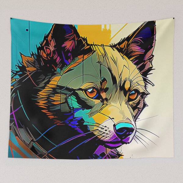 Item preview, Cyber Canine: A Futuristic Portrait of Man's Best Friend designed and sold by DavesDogShop.