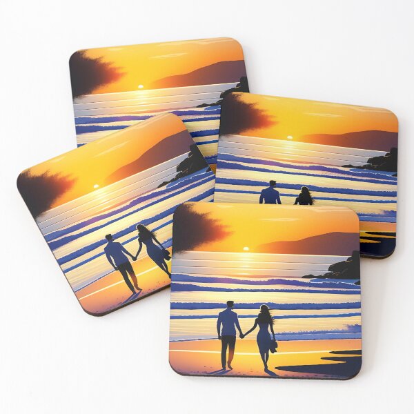 Item preview, Romantic Sunset Couple designed and sold by NTGUILTY.