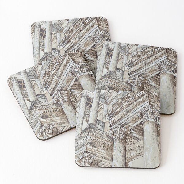 Item preview, Ephesus Mixed media drawing designed and sold by artistmariamali.