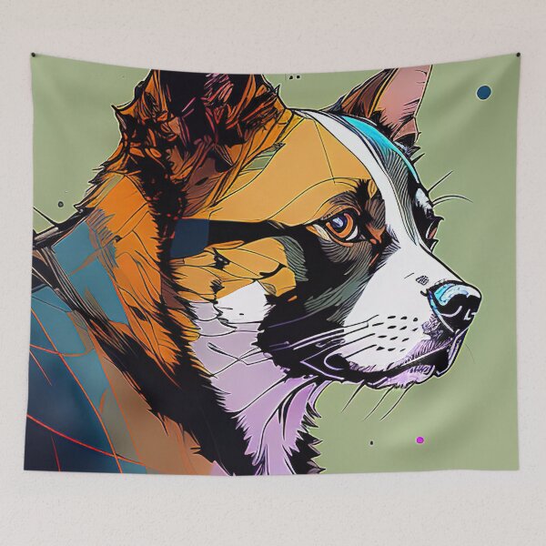 Item preview, Cyber Canine: A Futuristic Portrait of Man's Best Friend designed and sold by DavesDogShop.
