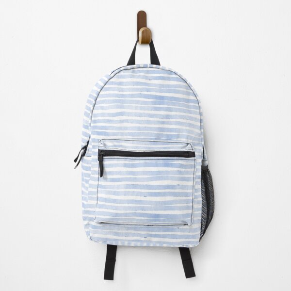 Item preview, Blue watercolor stripes designed and sold by Daily Miracles.