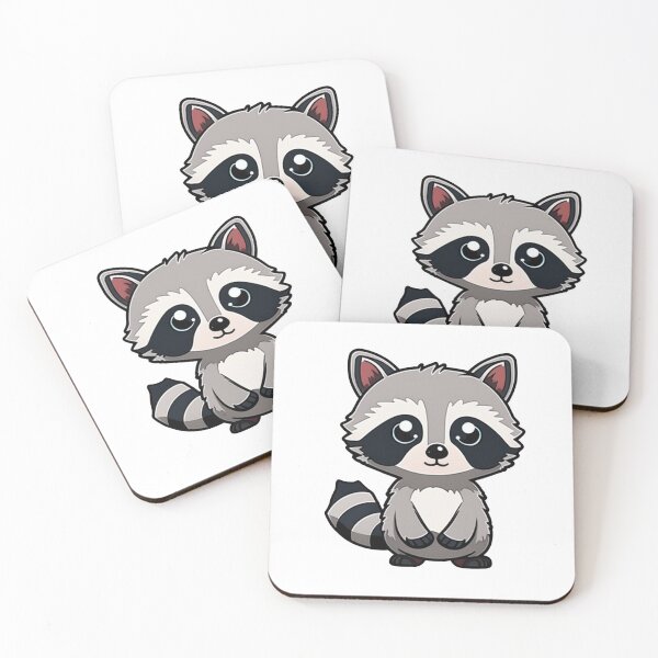 Item preview, Racoon Street Kitty Cute Gray designed and sold by KodakDesigns.