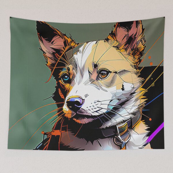Item preview, Cyber Canine: A Futuristic Portrait of Man's Best Friend designed and sold by DavesDogShop.