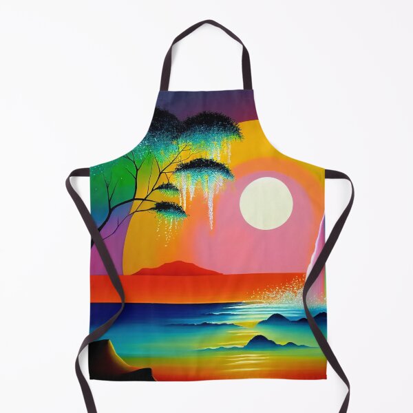 Item preview, Magical Sunset Beach Waterfall, My Happy Place designed and sold by Orianah.