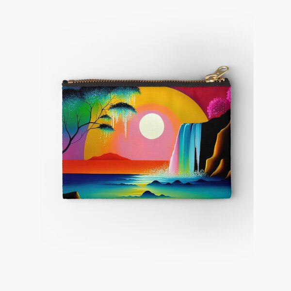 Item preview, Magical Sunset Beach Waterfall, My Happy Place designed and sold by Orianah.