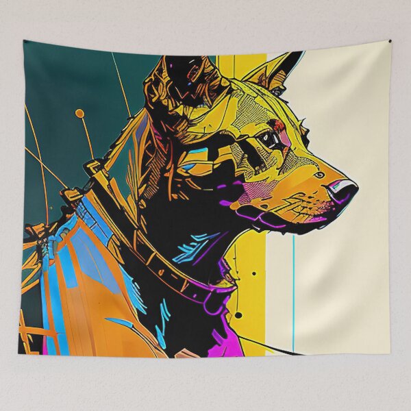 Item preview, Cyber Canine: A Futuristic Portrait of Man's Best Friend designed and sold by DavesDogShop.