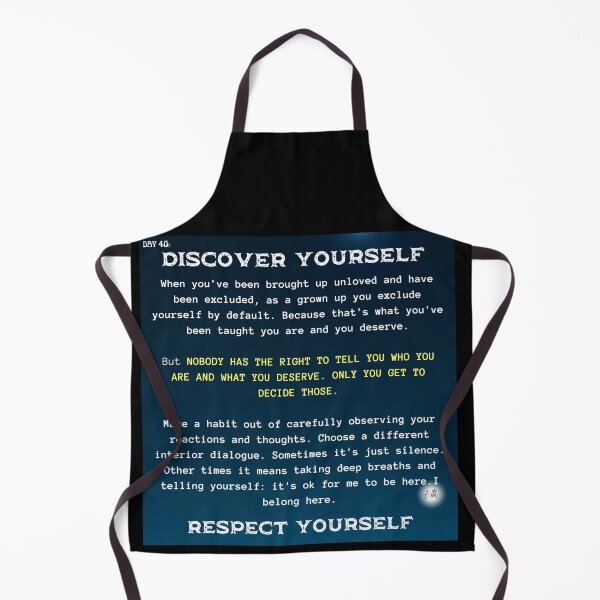 Item preview, Day 40 of the year: Discover yourself, respect yourself designed and sold by BuddyBoots.