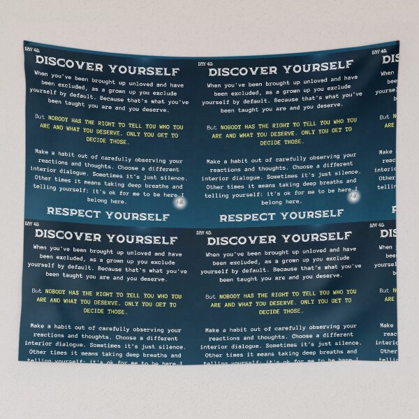 Item preview, Day 40 of the year: Discover yourself, respect yourself designed and sold by BuddyBoots.