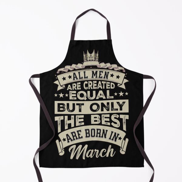Item preview, All Men Are Created Equal But The Best Are Born In March | February Birthday Gift | Men Birthday Gift designed and sold by AMINE ★★★★★.